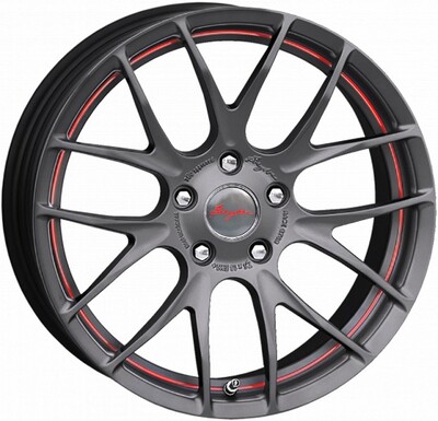 BREYTON GTS-R 7,0X17 4X100/40 (56,1) (MG/RED)  KG500